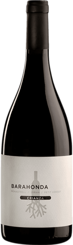 12,95 € Free Shipping | Red wine Barahonda Crianza D.O. Yecla Region of Murcia Spain Syrah, Monastrell, Petit Verdot Bottle 75 cl