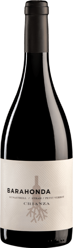 14,95 € 免费送货 | 红酒 Barahonda 岁 D.O. Yecla 穆尔西亚地区 西班牙 Syrah, Monastrell, Petit Verdot 瓶子 75 cl