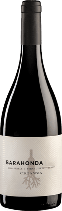 13,95 € Spedizione Gratuita | Vino Rosso Barahonda Crianza — Invecchiato in Botte D.O. Yecla Regione di Murcia Spagna Syrah, Monastrell, Petit Verdot Bottiglia 75 cl