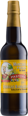 15,95 € 免费送货 | 加强葡萄酒 Barbadillo Pastora Pasada D.O. Manzanilla-Sanlúcar de Barrameda 安达卢西亚 西班牙 Palomino Fino 半瓶装 37 cl