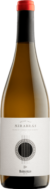 23,95 € Envio grátis | Vinho Branco Barbadillo Mirabrás I.G.P. Vino de la Tierra de Cádiz Andaluzia Espanha Palomino Fino Garrafa 75 cl