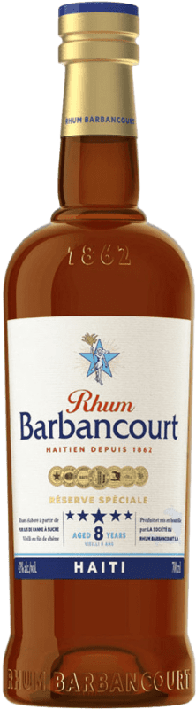 27,95 € 送料無料 | ラム Barbancourt Spéciale 予約 ハイチ 8 年 ボトル 70 cl