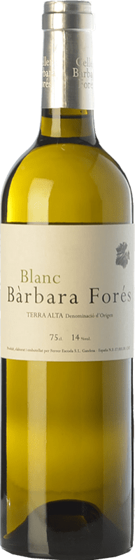 13,95 € Spedizione Gratuita | Vino bianco Bàrbara Forés Blanc D.O. Terra Alta Catalogna Spagna Grenache Bianca, Viognier Bottiglia 75 cl