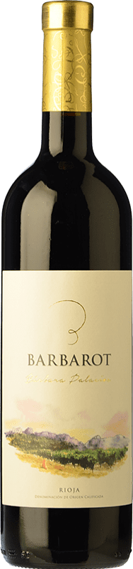 24,95 € Envío gratis | Vino tinto Montenegro Barbarot Crianza D.O.Ca. Rioja La Rioja España Tempranillo, Merlot Botella 75 cl