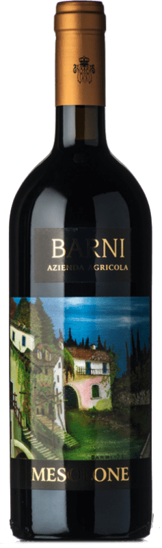 17,95 € Envio grátis | Vinho tinto Barni Mesolone D.O.C. Coste della Sesia Piemonte Itália Croatina Garrafa 75 cl