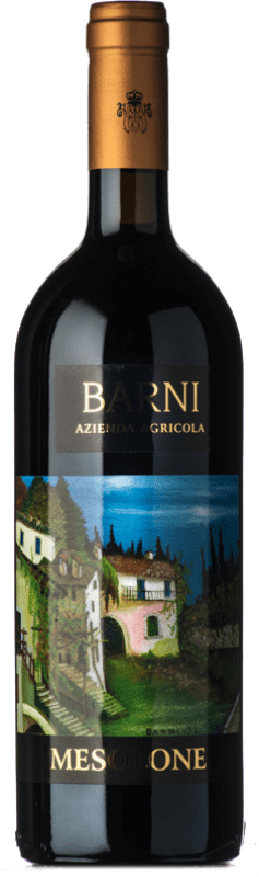 17,95 € Spedizione Gratuita | Vino Rosso Barni Mesolone D.O.C. Coste della Sesia Piemonte Italia Croatina 75 cl