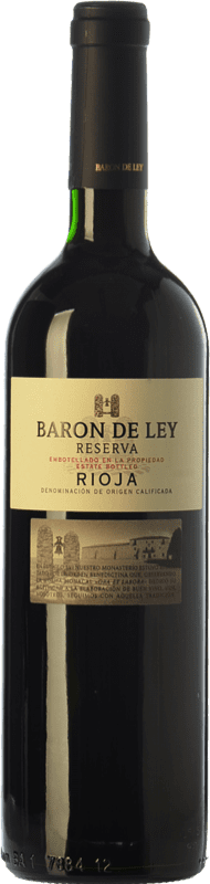 14,95 € Бесплатная доставка | Красное вино Barón de Ley Резерв D.O.Ca. Rioja Ла-Риоха Испания Tempranillo бутылка 75 cl