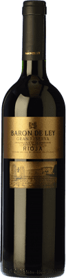 25,95 € Envio grátis | Vinho tinto Barón de Ley Grande Reserva D.O.Ca. Rioja La Rioja Espanha Tempranillo Garrafa 75 cl