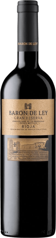 25,95 € Envoi gratuit | Vin rouge Barón de Ley Grande Réserve D.O.Ca. Rioja La Rioja Espagne Tempranillo Bouteille 75 cl