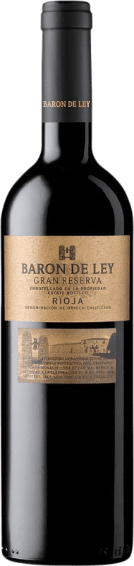 26,95 € Spedizione Gratuita | Vino rosso Barón de Ley Gran Riserva D.O.Ca. Rioja La Rioja Spagna Tempranillo Bottiglia 75 cl