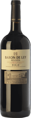 39,95 € Envío gratis | Vino tinto Barón de Ley Reserva D.O.Ca. Rioja La Rioja España Tempranillo Botella Magnum 1,5 L