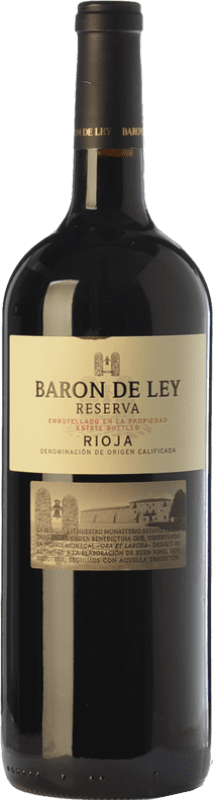 19,95 € Kostenloser Versand | Rotwein Barón de Ley Reserve D.O.Ca. Rioja La Rioja Spanien Tempranillo Magnum-Flasche 1,5 L