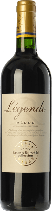 10,95 € Free Shipping | Red wine Barons de Rothschild Collection Légende Young A.O.C. Médoc Bordeaux France Merlot, Cabernet Sauvignon, Cabernet Franc Bottle 75 cl