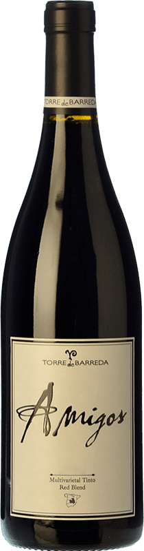 17,95 € Free Shipping | Red wine Barreda Amigos Aged I.G.P. Vino de la Tierra de Castilla Castilla la Mancha Spain Tempranillo, Syrah, Cabernet Sauvignon Bottle 75 cl