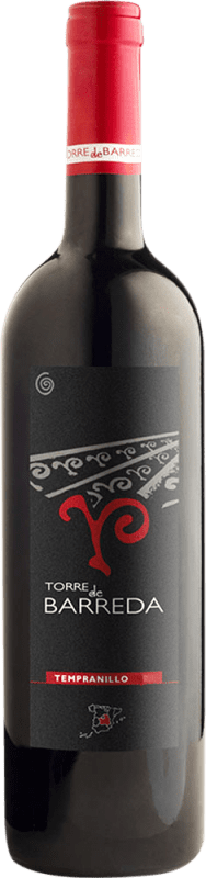 14,95 € 免费送货 | 红葡萄酒 Barreda Torre 年轻的 I.G.P. Vino de la Tierra de Castilla 卡斯蒂利亚 - 拉曼恰 西班牙 Tempranillo — 丹魄 75 cl