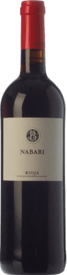 8,95 € 送料無料 | 赤ワイン Basagoiti Nabari 若い D.O.Ca. Rioja ラ・リオハ スペイン Tempranillo — テンプラニーリョ, Garnacha — グルナッシュ 75 cl