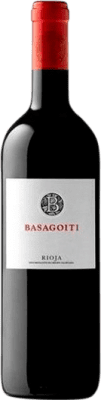 9,95 € Envio grátis | Vinho Tinto Basagoiti Crianza D.O.Ca. Rioja La Rioja Espanha Tempranillo, Garnacha — Grenache 75 cl