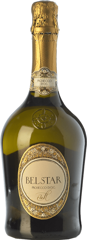 10,95 € Kostenloser Versand | Weißer Sekt Bel Star Cult D.O.C. Prosecco Venetien Italien Glera Flasche 75 cl