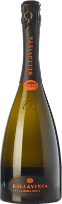 48,95 € Envio grátis | Espumante branco Bellavista Brut D.O.C.G. Franciacorta Lombardia Itália Pinot Preto, Chardonnay Garrafa 75 cl