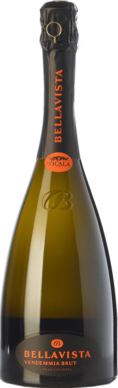 48,95 € 免费送货 | 白起泡酒 Bellavista 香槟 D.O.C.G. Franciacorta 伦巴第 意大利 Pinot Black, Chardonnay 瓶子 75 cl