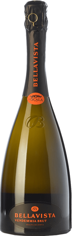 49,95 € Spedizione Gratuita | Spumante Bianco Bellavista Brut D.O.C.G. Franciacorta lombardia Italia Pinot Nero, Chardonnay 75 cl