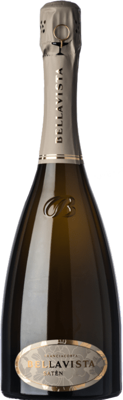 55,95 € Kostenloser Versand | Weißer Sekt Bellavista Satèn D.O.C.G. Franciacorta Lombardei Italien Chardonnay Flasche 75 cl