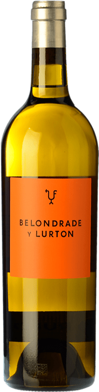 54,95 € 送料無料 | 白ワイン Belondrade Lurton Crianza — クリアンサ D.O. Rueda カスティーリャ・イ・レオン スペイン Verdejo — ベルデホ 75 cl