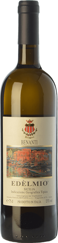26,95 € Envío gratis | Vino blanco Benanti Edèlmio Crianza I.G.T. Terre Siciliane Sicilia Italia Chardonnay, Carricante Botella 75 cl