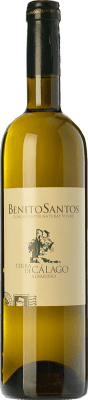 11,95 € Spedizione Gratuita | Vino bianco Benito Santos Terra de Cálago D.O. Rías Baixas Galizia Spagna Albariño Bottiglia 75 cl