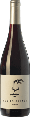 9,95 € Envio grátis | Vinho tinto Benito Santos Jovem D.O. Monterrei Galiza Espanha Mencía Garrafa 75 cl