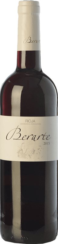 12,95 € 免费送货 | 红酒 Berarte 年轻的 D.O.Ca. Rioja 拉里奥哈 西班牙 Tempranillo 瓶子 75 cl