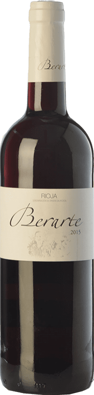 7,95 € Free Shipping | Red Wine Berarte Young D.O.Ca. Rioja The Rioja Spain Tempranillo Eco — Organic Bottle 75 cl