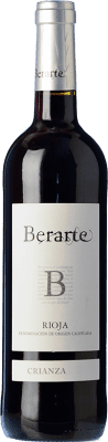 16,95 € Envio grátis | Vinho tinto Berarte Crianza D.O.Ca. Rioja La Rioja Espanha Tempranillo Garrafa 75 cl