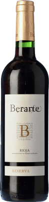 17,95 € Envio grátis | Vinho Tinto Berarte Reserva D.O.Ca. Rioja La Rioja Espanha Tempranillo Eco — Biológico 75 cl