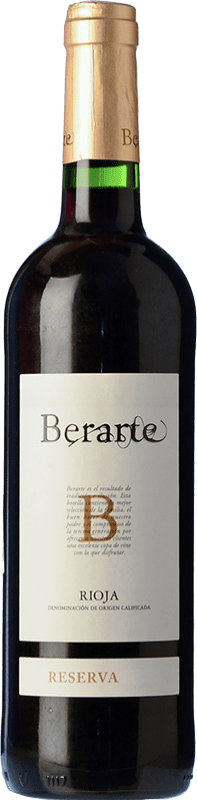 17,95 € Free Shipping | Red Wine Berarte Reserve — Aged D.O.Ca. Rioja The Rioja Spain Tempranillo Eco — Organic Bottle 75 cl