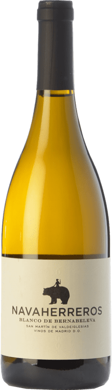 12,95 € Free Shipping | White wine Bernabeleva Navaherreros Crianza D.O. Vinos de Madrid Madrid's community Spain Albillo, Macabeo Bottle 75 cl