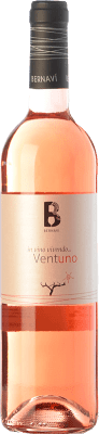 8,95 € 免费送货 | 玫瑰酒 Bernaví 21 Ventuno D.O. Terra Alta 加泰罗尼亚 西班牙 Grenache 瓶子 75 cl