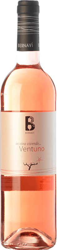 6,95 € Free Shipping | Rosé wine Bernaví 21 Ventuno D.O. Terra Alta Catalonia Spain Grenache Bottle 75 cl
