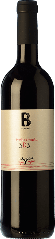 7,95 € Free Shipping | Red wine Bernaví 3d3 Young D.O. Terra Alta Catalonia Spain Merlot, Syrah, Grenache Bottle 75 cl