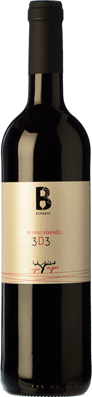 8,95 € Free Shipping | Red Wine Bernaví 3d3 Young D.O. Terra Alta Catalonia Spain Merlot, Syrah — Shiraz, Garnacha — Grenache Bottle 75 cl
