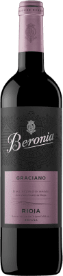 19,95 € Бесплатная доставка | Красное вино Beronia Молодой D.O.Ca. Rioja Ла-Риоха Испания Graciano бутылка 75 cl