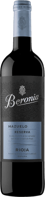 19,95 € Envio grátis | Vinho tinto Beronia Reserva D.O.Ca. Rioja La Rioja Espanha Mazuelo Garrafa 75 cl