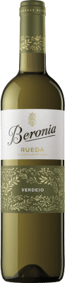 9,95 € Spedizione Gratuita | Vino bianco Beronia D.O. Rueda Castilla y León Spagna Verdejo Bottiglia 75 cl