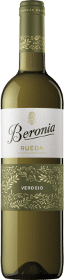 8,95 € Envío gratis | Vino blanco Beronia D.O. Rueda Castilla y León España Verdejo Botella 75 cl