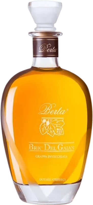 182,95 € Free Shipping | Grappa Berta Bric del Gaian di Moscato I.G.T. Grappa Piemontese Piemonte Italy Bottle 70 cl