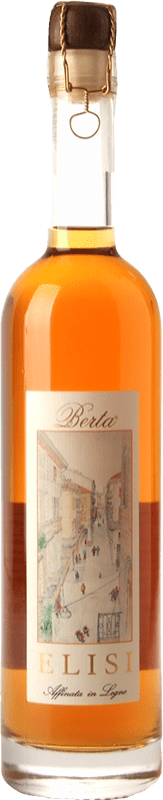 51,95 € Envío gratis | Grappa Berta Elisi Elevata Carati Tronçais Allier Piemonte Italia Botella Medium 50 cl