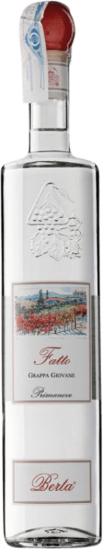 46,95 € Kostenloser Versand | Grappa Berta Il Fatto Giovane di Brunello Piemont Italien 70 cl