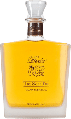 172,95 € 免费送货 | 格拉帕 Berta Tre Soli Tre di Nebbiolo 皮埃蒙特 意大利 瓶子 70 cl