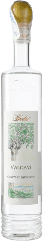 59,95 € Kostenloser Versand | Grappa Berta Valdavi di Moscato Piemont Italien Flasche 70 cl