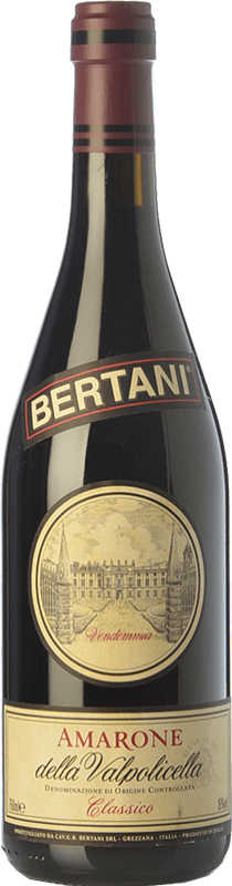249,95 € Free Shipping | Red Wine Bertani Classic D.O.C.G. Amarone della Valpolicella Veneto Italy Corvina, Rondinella 75 cl